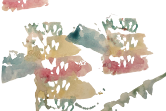 Watermelon painting pink and yellow