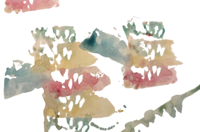 Watermelon painting pink and yellow